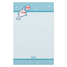 Cute Nerd Narwhal