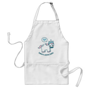 Cute Nerd Unicorn Standard Apron