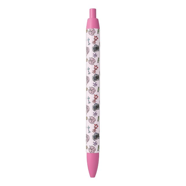 Cute Neuroscience Pattern Black Ink Pen (Front Vertical)