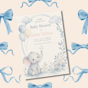 Cute Neutral Baby Boy Shower Template