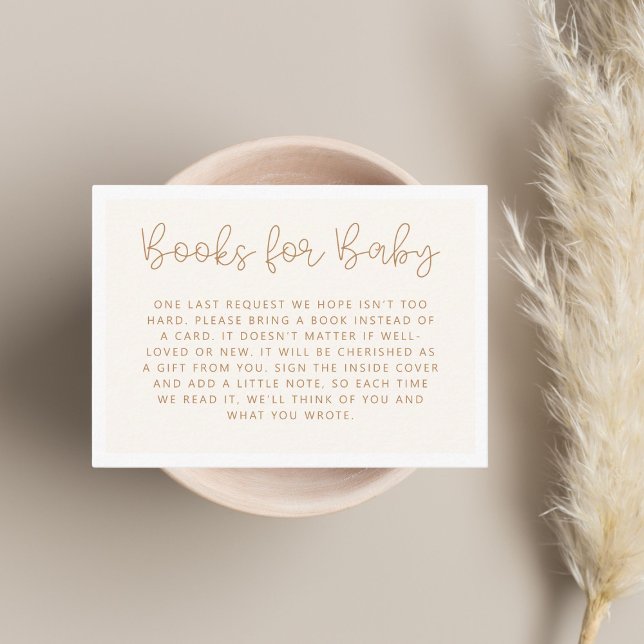 Cute Neutral Books for Baby  Enclosure Card (Creator Uploaded)