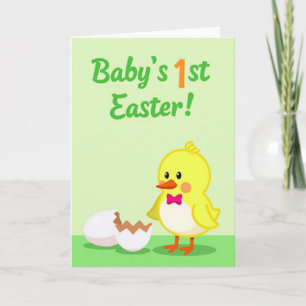 Cute New Chick Greeting Card