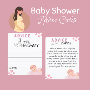Cute New Mummy Advice Cards