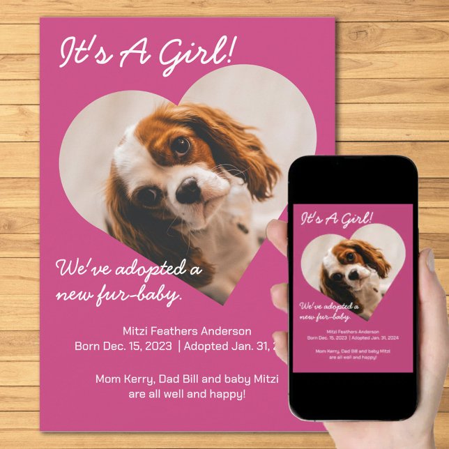 Cute New Puppy Announcement (Creator Uploaded)