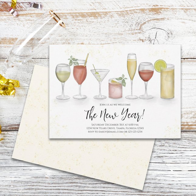 Cute New Year's Even party Invitation (Creator Uploaded)