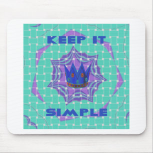 Cute Nice and Lovely Simple Royal Mouse Pad