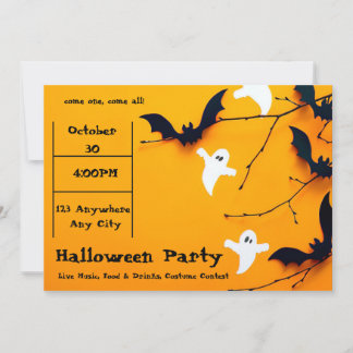 Cute Nice Halloween Party invitation