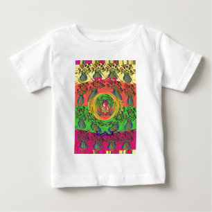 Cute Nice & Lovely Floral Motif Art Print Design Baby T-Shirt
