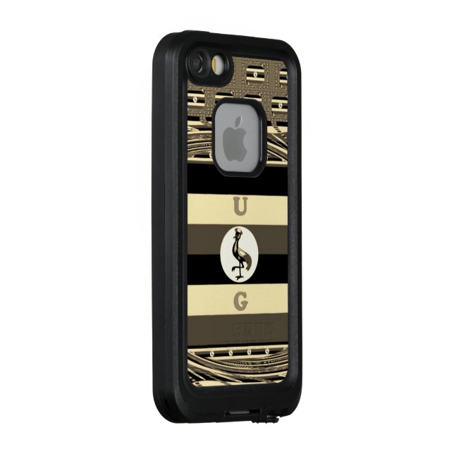 Cute Nice Lovely UG monogrammed lovely design LifeProof iPhone Case (Back/Right)