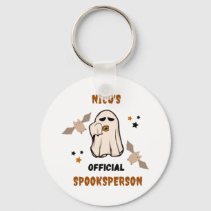 Cute NICU Halloween NICU official spooksperson Key Ring