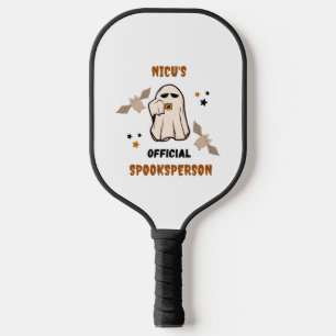 Cute NICU Halloween NICU official spooksperson Pickleball Paddle