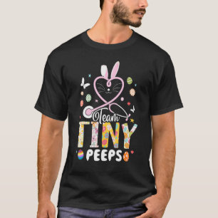 Cute Nicu Picu L&d Nurse Easter Day Stethoscope Cu T-Shirt