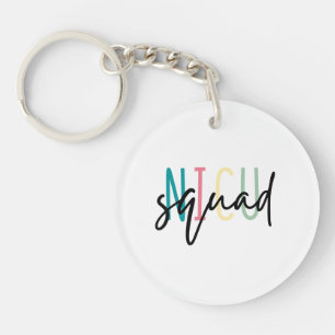 Cute NICU Squad, Newborn Neonatal Nurse Gift Key Ring