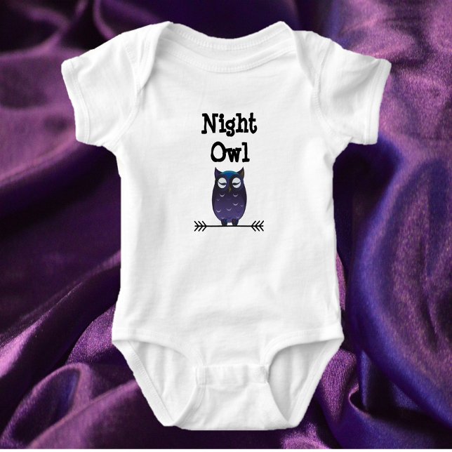 Cute Night Owl Bodysuit for Babies (Creator Uploaded)