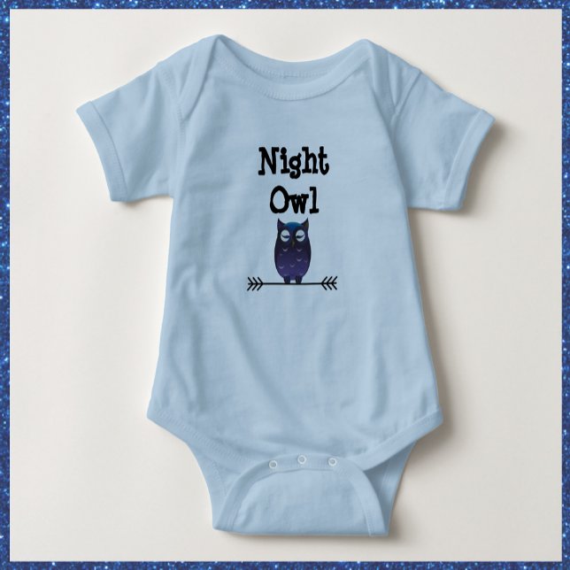 Cute Night Owl Bodysuit for Babies (Creator Uploaded)