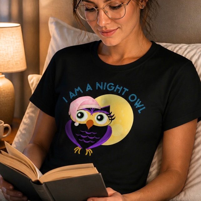 Cute Night Owl T-Shirt (Creator Uploaded)