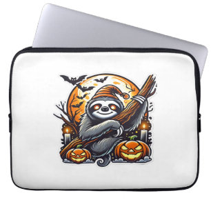 Cute Night Sloth Halloween Classic T-Shirt Laptop Sleeve