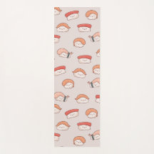 Cute Nigiri Sushi Seamless Pattern