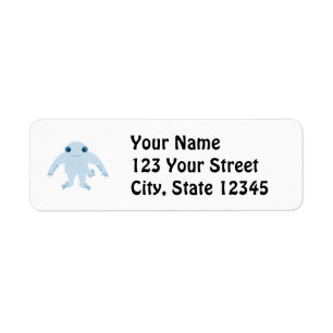 Cute Ningen Return Address Label