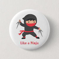 Cute Ninja Boy with Sai Weapons for Kids