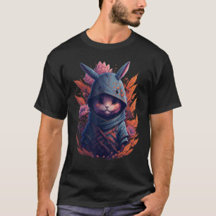 Cute Ninja Bunny Adorable Rabbit Karate T-Shirt