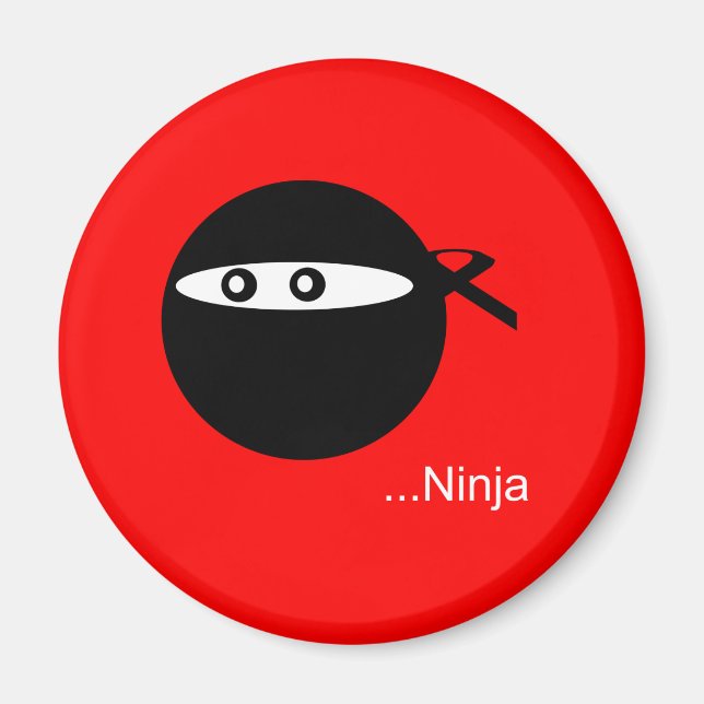 Cute Ninja Magnet (Front)
