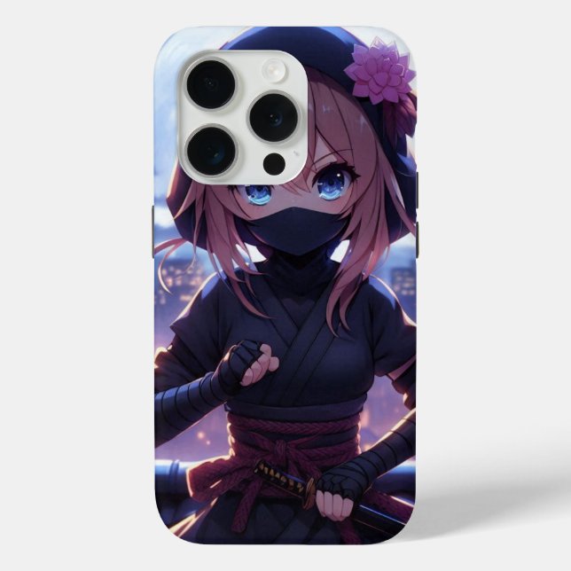 Cute ninja warrior girl  Case-Mate iPhone case (Back)