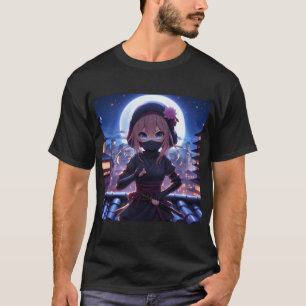 Cute ninja warrior girl  T-Shirt