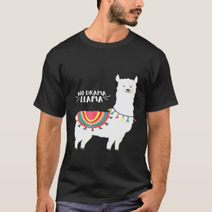 Cute No Drama Llama T-Shirt