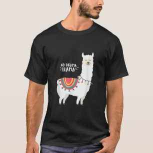 Cute No Drama Llama T-Shirt