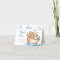 Cute Noah's Ark Gender Neutral Boho Baby Shower