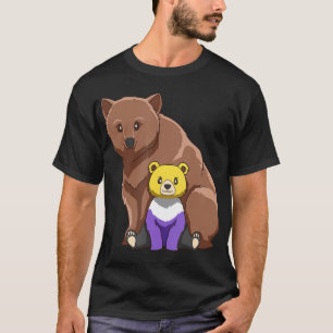 Cute Nonbinary Genderqueer Mama Bear Gift T T-Shirt