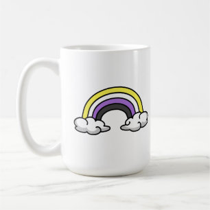 Cute Nonbinary Rainbow Coffee Mug