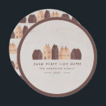 cute nordic scandi modern natural house Christmas  Announcement<br><div class="desc">cute scandi modern christmas house nordic christmas / new house</div>
