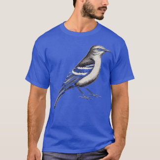 Cute northern mockingbird illustration TShirt