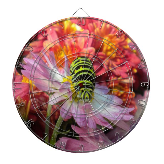 Cute Nosy Caterpillar Dartboard (Front)