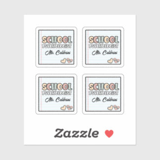 Cute Notebook Paper School Psychologist