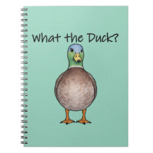 Cute Notebook with Duck