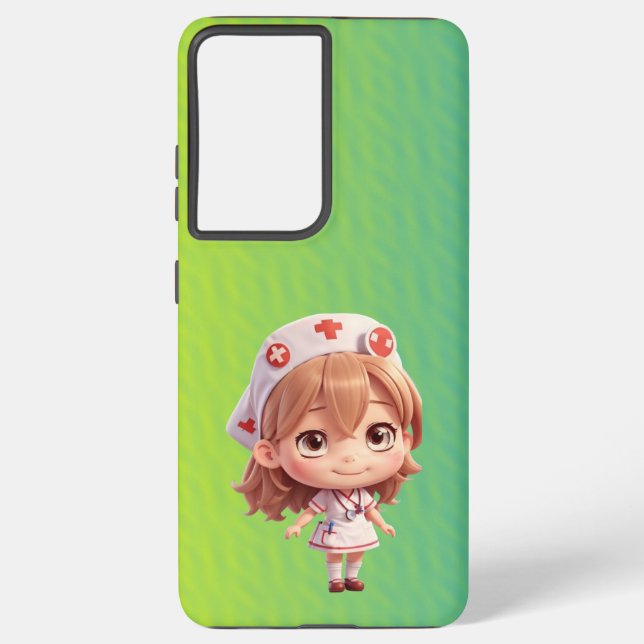 Cute Nurse 2 phone case (Back)
