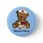Cute Nurse Button