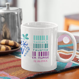 Cute Nurse Christmas Gift Custom Name For Her Mug