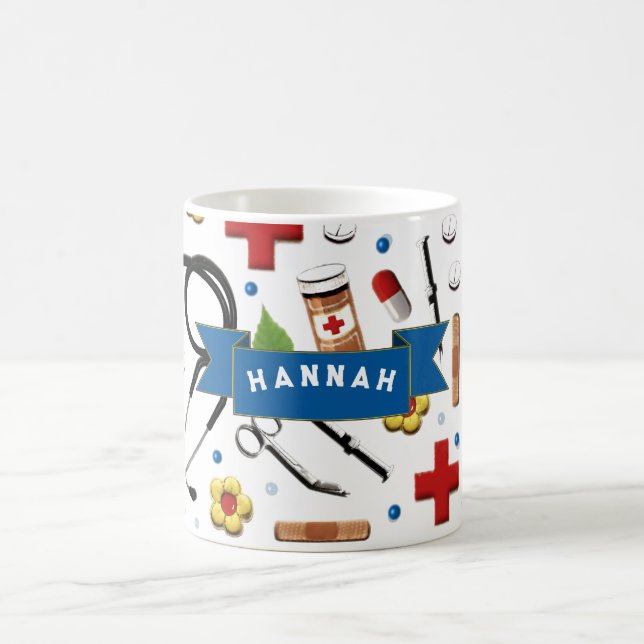 Cute Nurse Coffee Mug (Center)