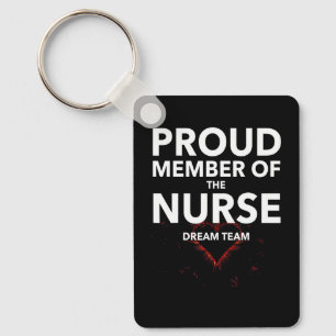 Cute Nurse Dream Team Key Ring