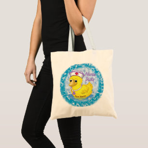 Cute Nurse Ducky Tote Bag