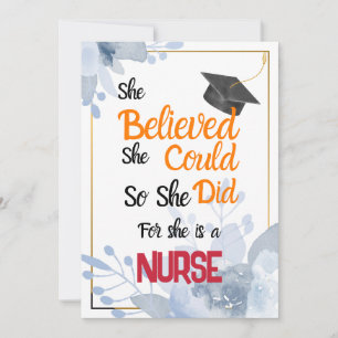 Cute Nurse Graduation Card Gifts, Lovely RN