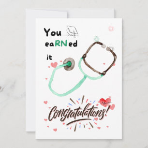 Cute Nurse Graduation Card Gifts, Lovely RN