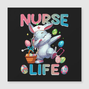 Cute Nurse Life Dabbing Easter Bunny