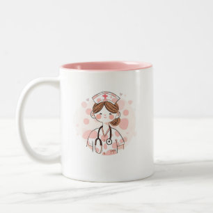 Cute Nurse Mug Personalized Gift
