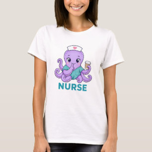 Cute Nurse Octopus T-Shirt