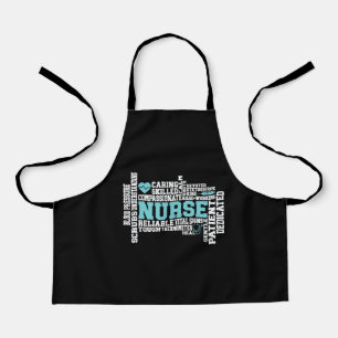 Cute Nurse RN LVN Nursing School Medical Apron